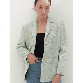 112056 tweed pocket jacket-gr