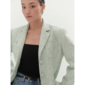 112056 tweed pocket jacket-gr