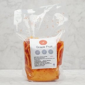 수제청 자몽청 500g 슬라이스x1 파우치포장