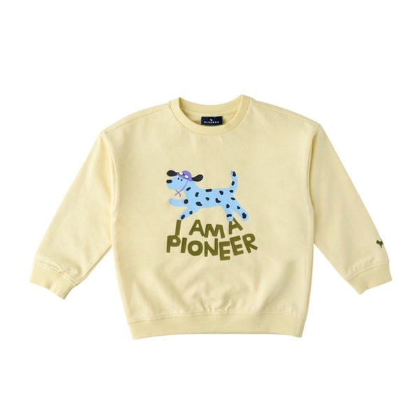 [여주점] [오프라벨 여주점] 블루독 (YE) 도기포인트스웨트셔츠 (25135-334-02)