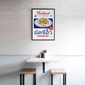 팟씨유 M 유니크 디자인 포스터 태국 동남아식당
