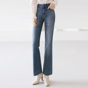 레틴 히든밴딩 세미 부츠컷 데님 팬츠_P348079325