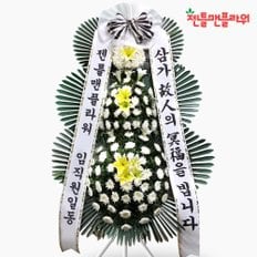 젠틀맨플라워 근조화환 3단 일반형 장례식장 부고화환 조화 당일꽃배달 서비스