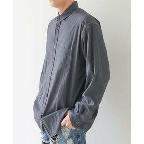 NFO 무지셔츠 커플 RN 커버낫 에센셜 정장 컴플리트 워셔블 루즈핏 긴팔 셔츠 남방
