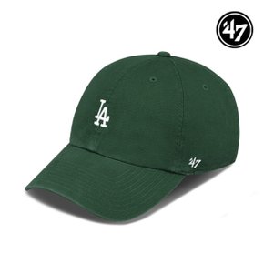 47브랜드 LA 다저스 스몰 로고 MLB 엠엘비 볼캡 야구 모자 다크 그린...