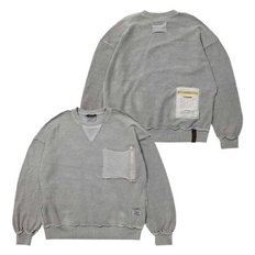 INSIDEOUT OVERSIZED PIGMENT CREWNECK V2 GRAY