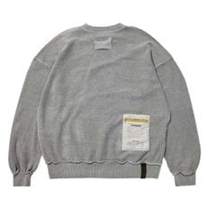 INSIDEOUT OVERSIZED PIGMENT CREWNECK V2 GRAY