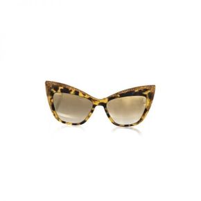 4489398 Frankie Morello Glamorous yellow Turtle Cat Eye Womens Shades 75066561