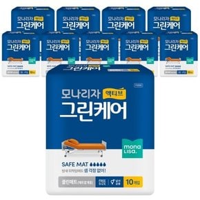 액티브 어른기저귀그린케어 클린매트 10매 10개 총100매 성인용기저