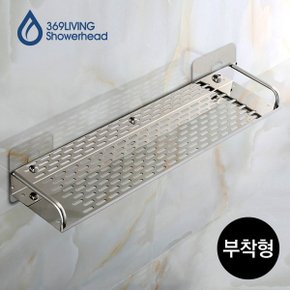 스테인레스 부착형 욕실 사각 선반 60cm 욕실용품