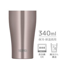 써모스 진공 단열 텀블러 340ml 카카오 식세기 대응 마법 병 구조 보온 보냉 JDY-340C CAC