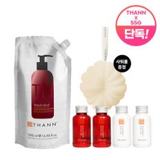 [SSG단독][6]탄 THANN 아로마틱 우드 샤워젤 500ml 리필용 세트