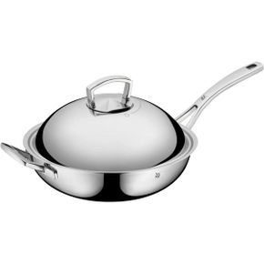 독일 WMF 가정용 주방 냄비 1806905 WMF Multiply Wok with Lid 32 cm Stainless Steel Silver