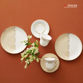 한국도자기 결 모닝세트 6p 본차이나 식기 그릇