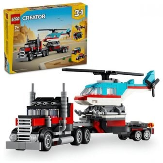  레고 레고 (LEGO) 31146 헬리콥터가 달린 크리에이터 트럭