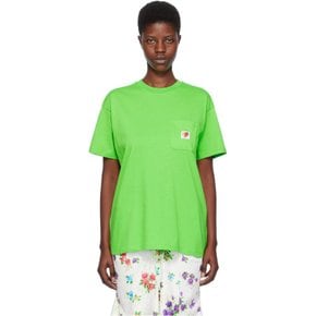스카이하이팜 그린 포켓 티셔츠 SHF04T030 Green