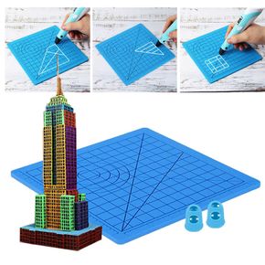 3D 펜 3D PEN 실리콘판 도형 틀 PCA PLA 3D 펜 가이드 T147