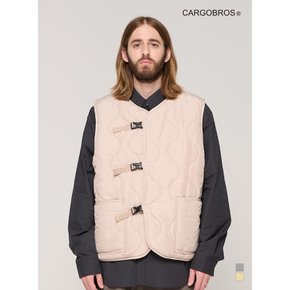 CB QUILTING PADDING VEST (BEIGE)