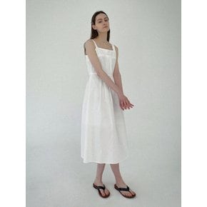 [22 SUMMER][SALT Label] WHITE SLEEVELESS DRESS