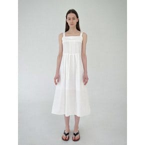 [22 SUMMER][SALT Label] WHITE SLEEVELESS DRESS