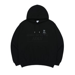 FUZZY BEAR HOODIE BLACK 퍼지베어후드 블랙 HDAFZB-BLK