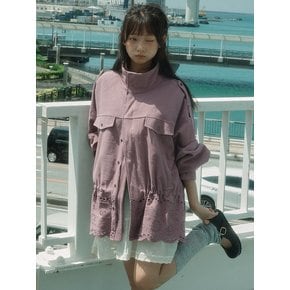 Linden Scallop Field Jacket_Vintage Purple(OB6OT07)