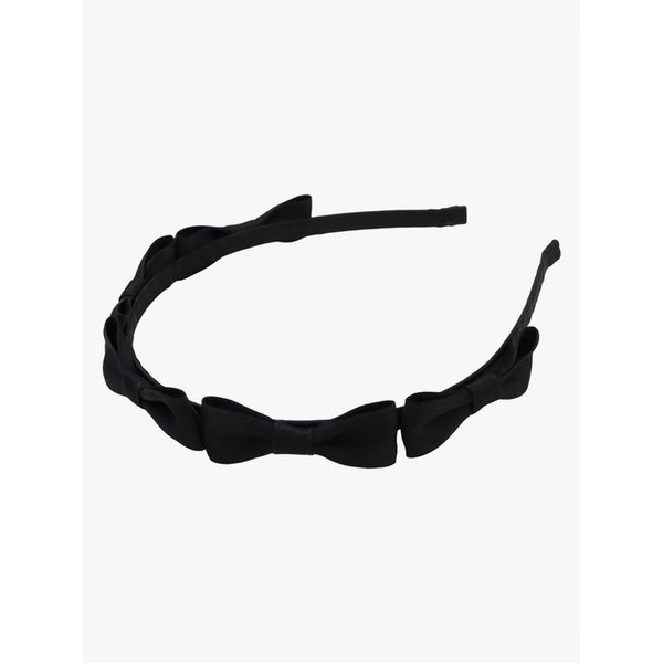 RIBBON BUNDLE HAIRBAND_BLACK