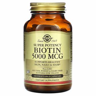  솔가 비오틴 Solgar Biotin 5000MCG 100 베지캡슐