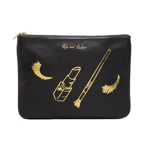 Lip and Lashes Clutch SH14IAPP3U Black 레베카밍코프 립 앤 래쉬 클러치