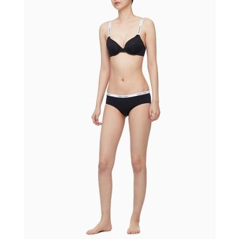 Calvin Klein Underwear 여성 테일러드 로고 AF 데미 브라+AF 힙스터 SET(QF6865AD,QF6867AD-UB1)