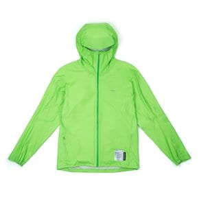 [SATISFY Pertex 3L Fly Rain Jacket] 새티스파이 퍼텍스 레인 재킷 러닝 바람막이 우비 Green