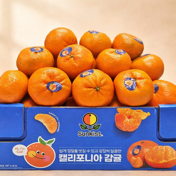 [I]캘리포니아 썬키스트 만다린 3kg(27-36과)/2세트 구매시 6.5kg 발송