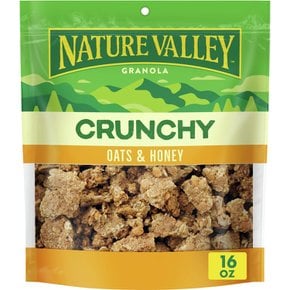 Nature Valley네이처밸리  네이처  밸리  오트  &  허니  크런치  그래놀라  454g  팩