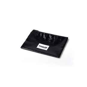GLOSSY SLIM POUCH_BLACK