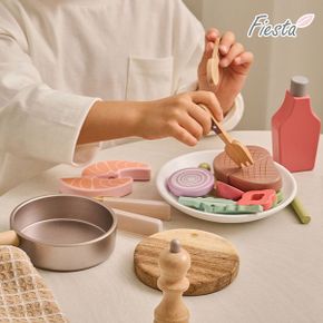 원목 소꿉놀이 스테이크 세트_P378253245