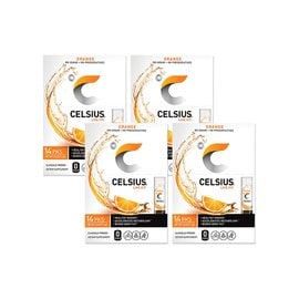  Celsius4X  셀시어스  온더고  에센셜  에너지  파우더  영양제  오렌지  팩  14개