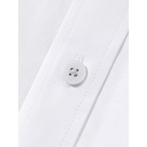 Elbow Patch Oxford Shirt S117 White