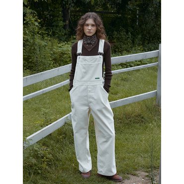 그린버터 Corduroy Overall pants (Ivory)