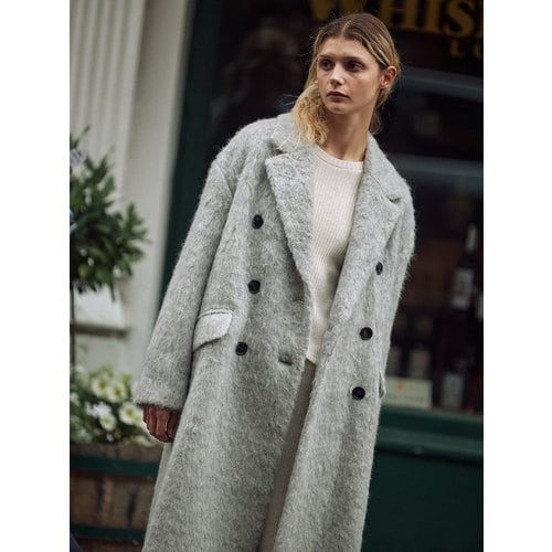 [Premium] Hairy Alpaca Oversized Coat