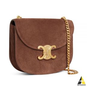 셀린느 TEEN CHAIN BESACE TRIOMPHE IN SUEDE CALFSKIN (110973EZG 19BR) (트리옹프 틴