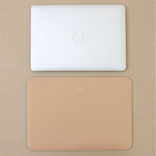 맥북프로 신형 터치바 Macbook Pro 맥북 13형 가죽 파우치(로얄베이비핑크) 상품이미지 6