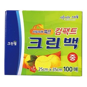 크린백 크린N 컴팩트 중 N 3개 25x35