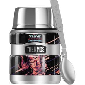 독일 써모스 보 도시락통 죽통 푸드자 Thor Love And Thunder Official Mighty Mjolnir Thermos