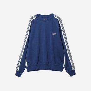 트랙 크루넥 셔츠 폴리 스무스 로얄 Needles Track Crew Neck Shirt Poly Smooth Royal