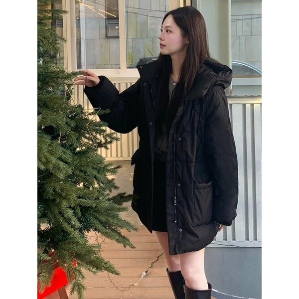 [RDS]두굿_후드 하프 덕 다운 점퍼_3colors