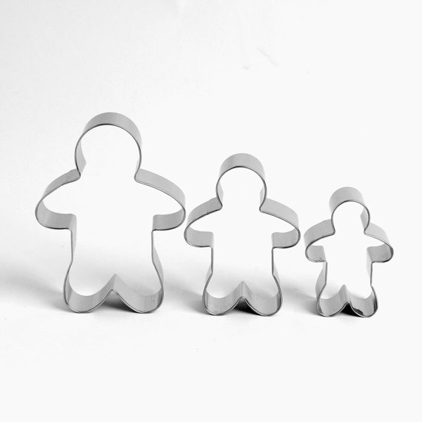 [쿠킹홈]쿠키맨 스텐 쿠키커터 3종 세트 / 베이킹틀