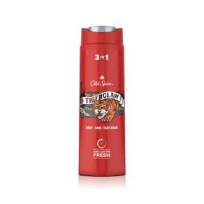 올드스파이스 남성용 샤워젤 3in1 타이거클로 400ml