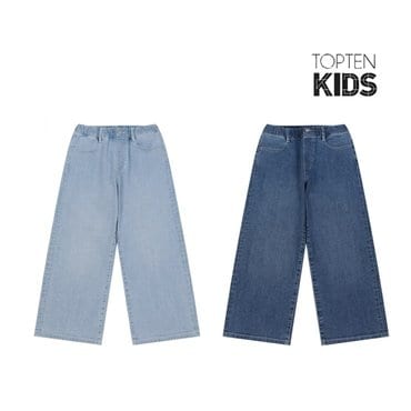 탑텐키즈 23년 F/W (여아) 와이드 데님팬츠 MKD3DP2211