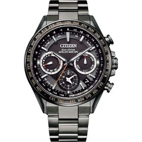 일본 시티즌 아테사 Citizen ATTESA CC401462E 에코드라이브 GPS 위성 라디오 시계 블랙 티타늄