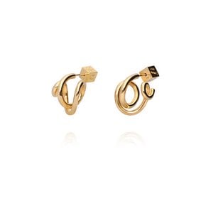 CLIMBING PLANT EARRINGS / GOLD